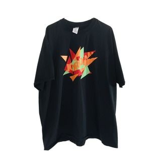 Vtg. Air Jordan Space Jam Hare T Shirt Retro Geometric Triangles Men's Size XXL